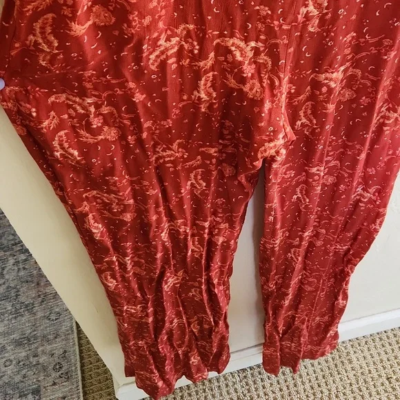 Zara Paisley Sleeveless Jumpsuit, nwt - Picture 6 of 12